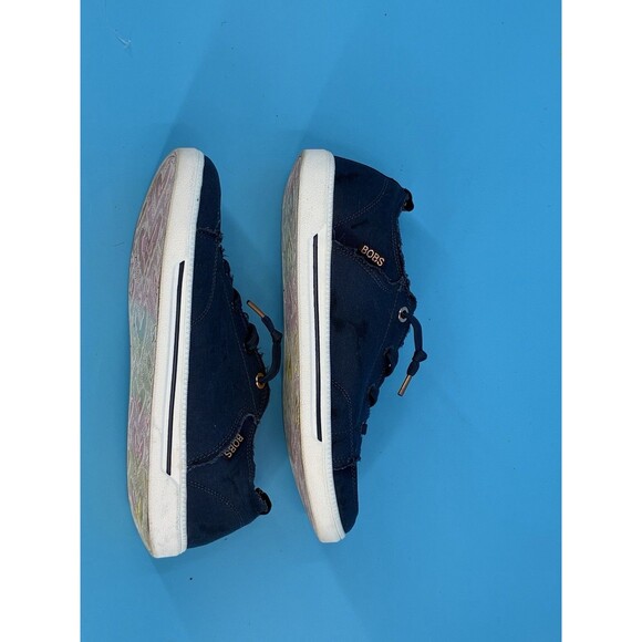 Skechers Shoes - Skechers BOBS B Cute 2.0 Women’s 8.5 Navy Canvas Memory Foam Sneakers